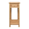 Bamboo Tall Side Bedroom Living Room End Table with drawer & lower shelf