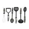 12 Piece Cooking Utensil Set Stainless Steel Kitchen Gadget Tool Nylon Handle UK