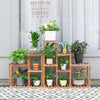 Wooden Plant Stand Rack Flower Ladder Pot Display Shelf Garden Blossom Mountain