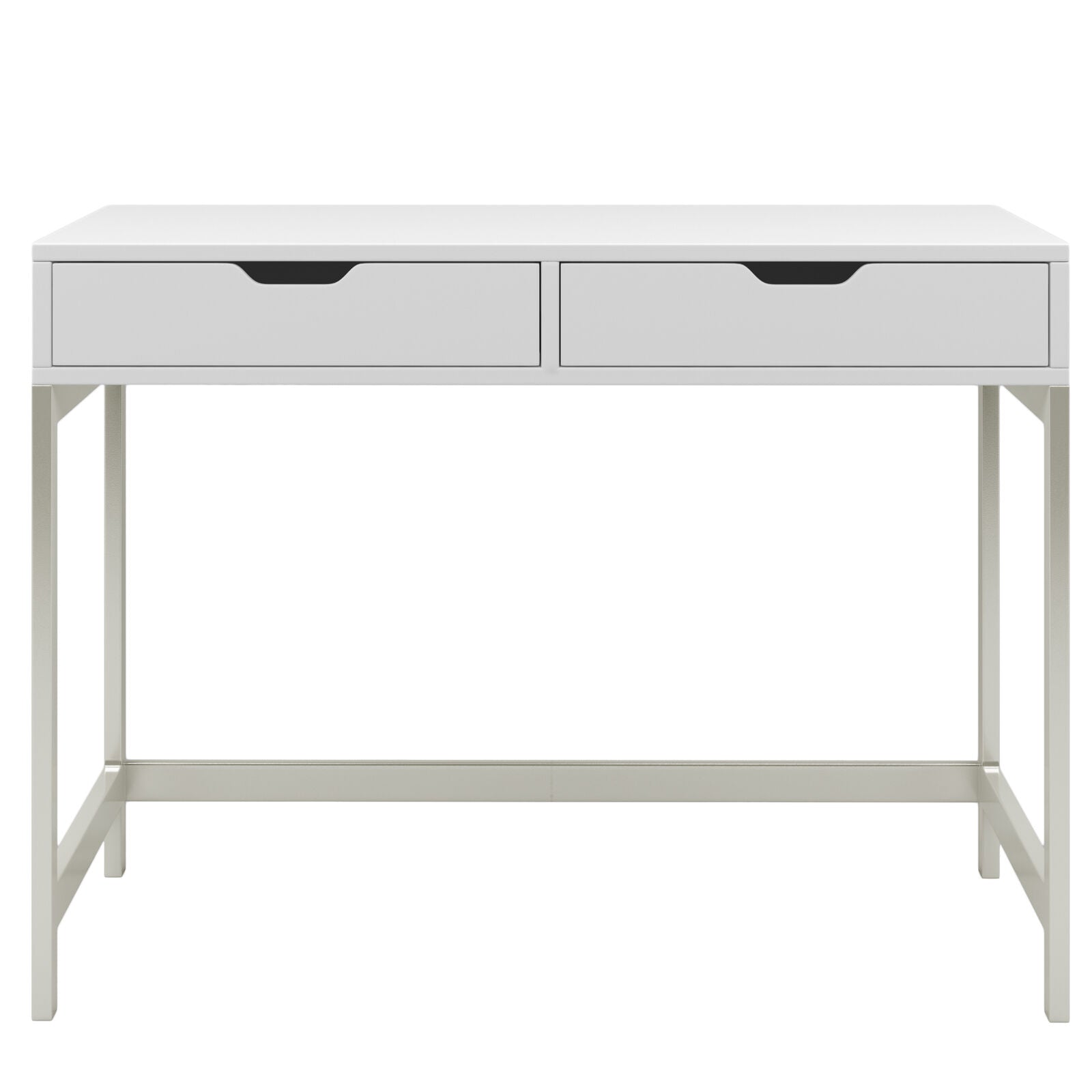 Computer Desk Dressing Table with 2 Drawers Work Table Home Office Bedroom Chic