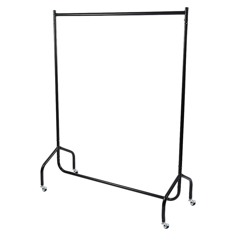3 4 5 6 FT Heavy Duty Clothes Garment Rail Home Shop Hanging Display Rack Stand