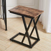 Retro Rustic Wood Side End Table Industrial Corner Coffee Table Home Furniture