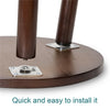 2x Small Side Table Round End Table Wood Plant Stand 3-Legs Stool Furniture Home
