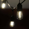 49 Ft Festoon Light Outdoor Lighting Garden String Main Heavy Duty Rustic Edison
