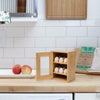 Bamboo Wood Egg Holder Storage Rack 2/Tier 12 Egg Cabinet Kitchen Cupboard Stand