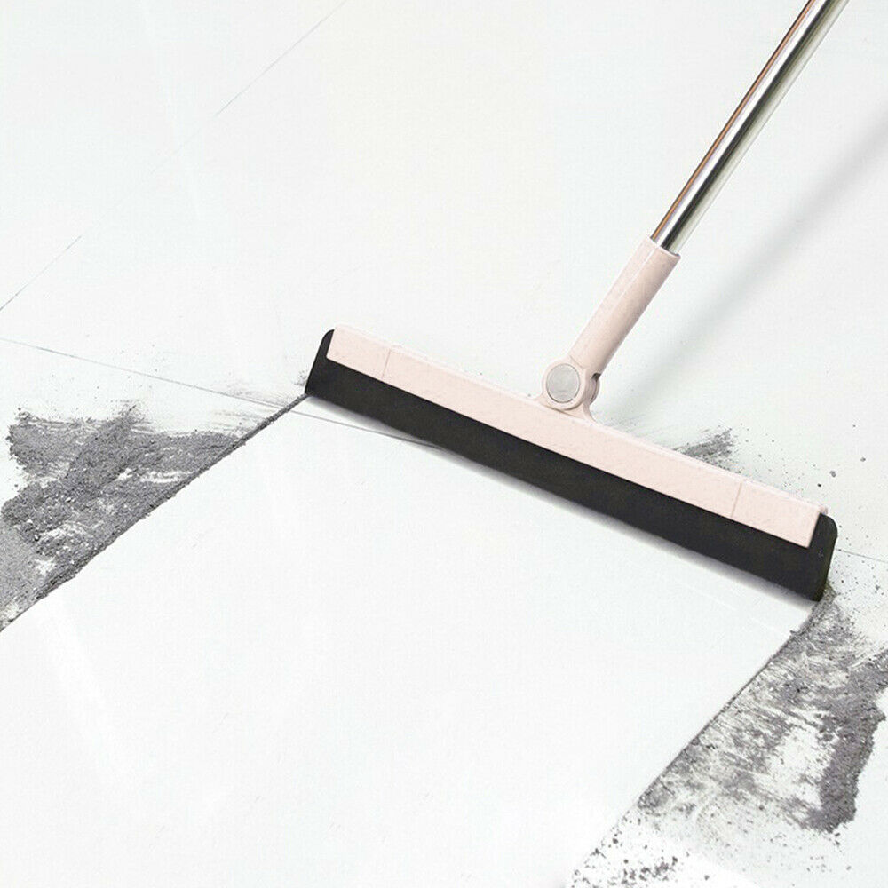 Floor Squeegee Tile Cleaning Foam Wiper Blade Shower Wet Room Telescopic Handle