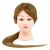 30'' Salon Hairdressing Training Head 50% Real Human Hair Mannequin Doll & Clamp