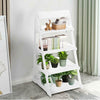 4 Tier Wooden Ladder Shelf Book Shelves Display Unit Free Standing UK Seller