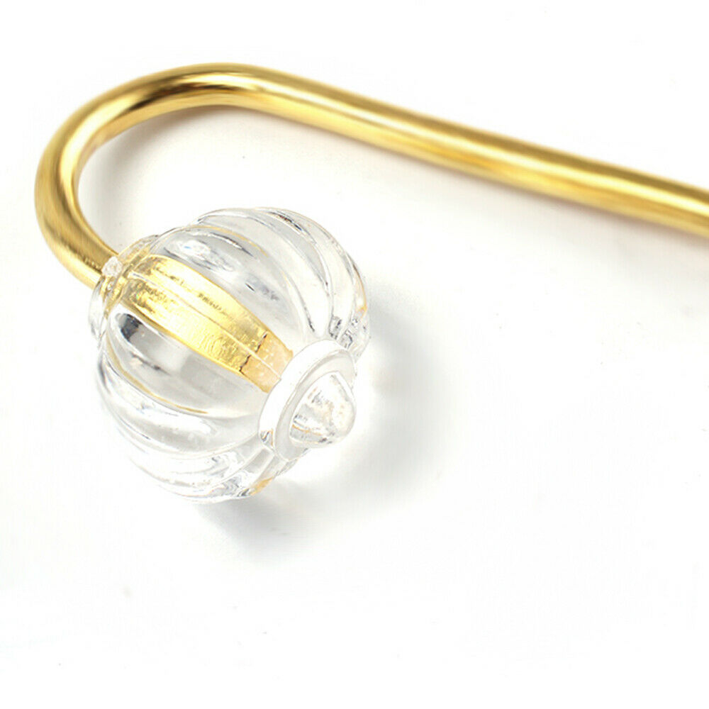 2X Metal Crystal Curtain Holdback Wall Tie Backs Hook Hanger Holder Home Decor