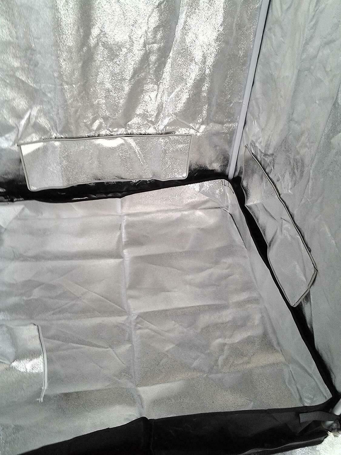 NEW 90X50X160CM Grow Tent Bud Dark Green Room Hydroponics Box Mylar Silver