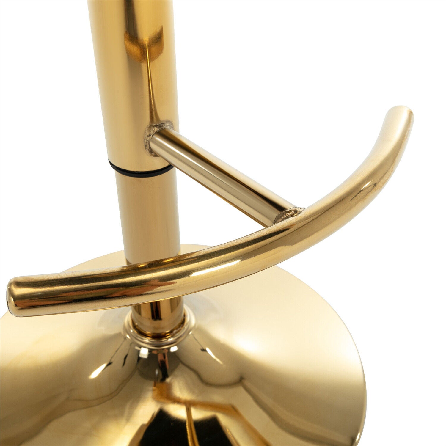 Bar Stools Set of 6 Adjustable Height Swivel Velvet Pub Bar Lounge Chairs Grey