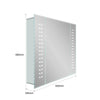 LED Bathroom Mirror Cabinet Lights Illuminated with Demister Shaver Socket Touch
