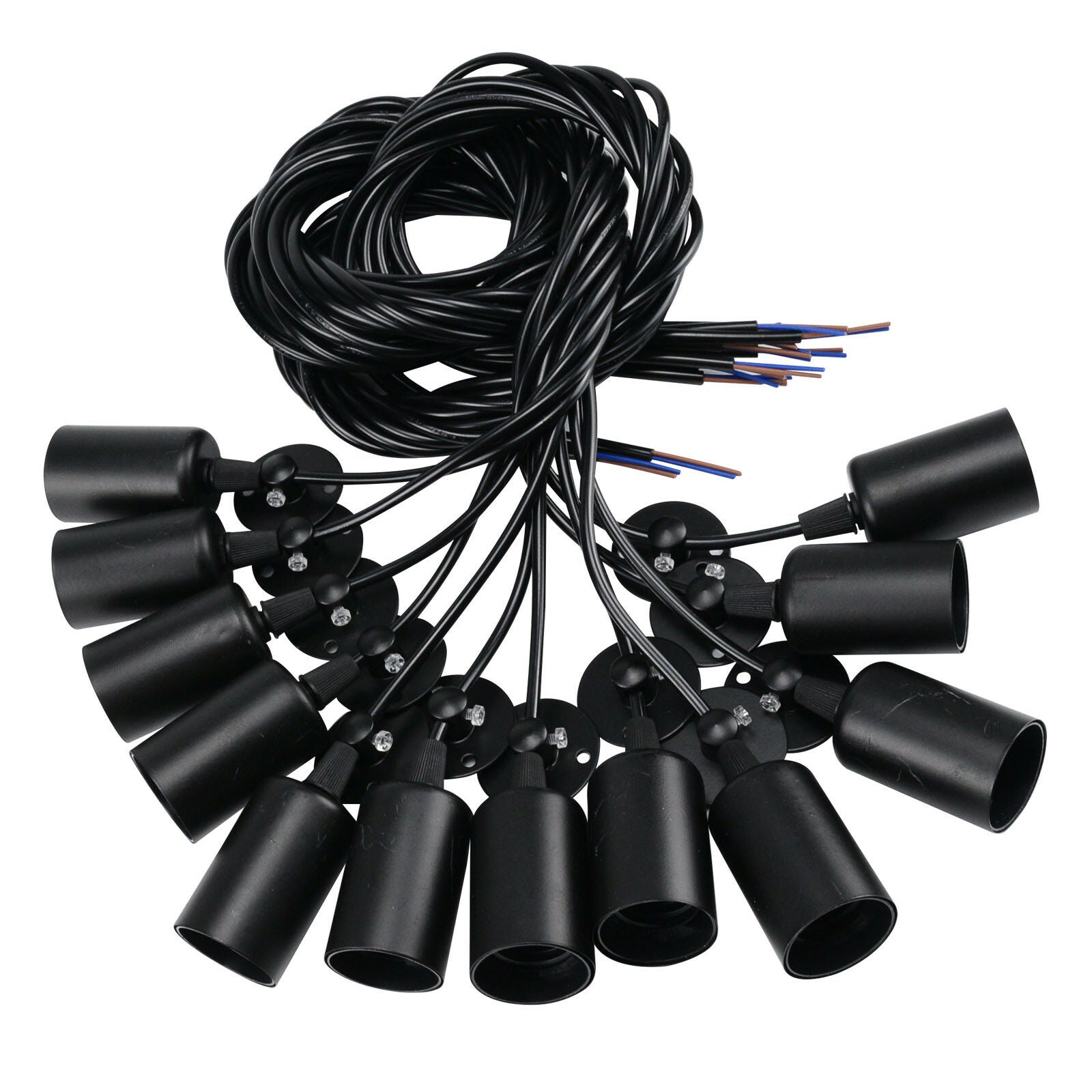 Vintage Industrial Chandelier Light Pendant Shade Retro Spider Ceiling Lights UK