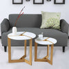 Modern Design White Chic Round Side Table Laptop End Coffe Table Home Furniture