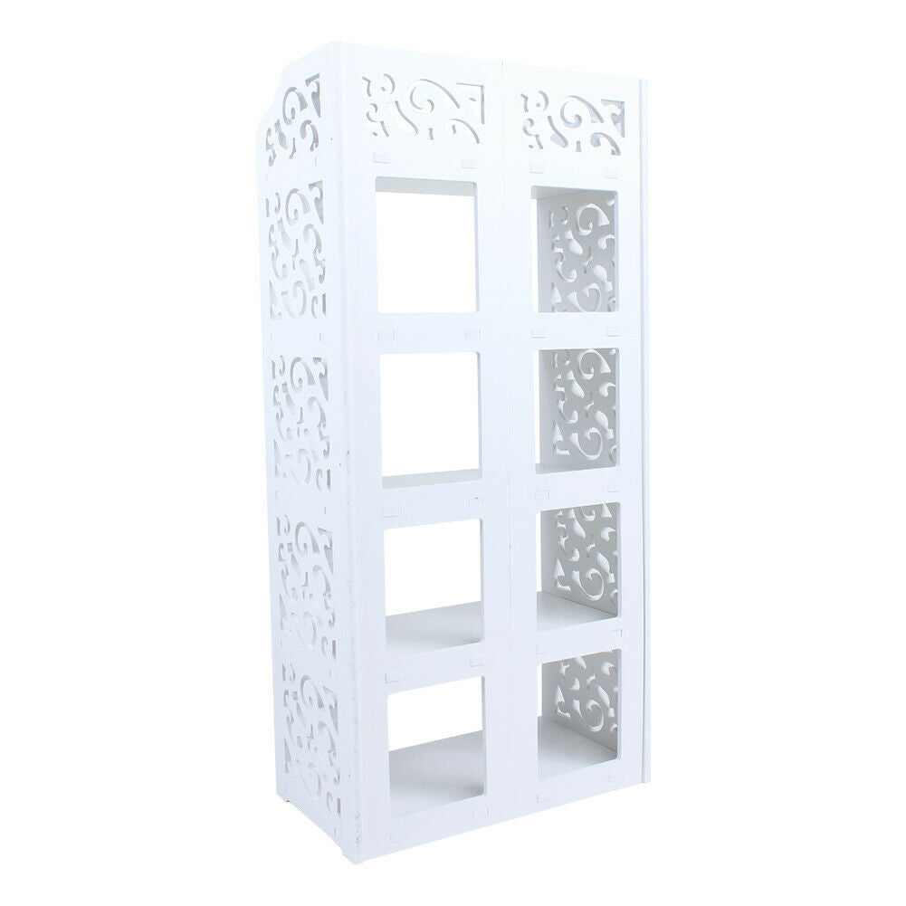 3/4/5 Tier White Shoe Rack Stand Storage Organiser Unit Shelf For Home Room