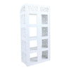 3/4/5 Tier White Shoe Rack Stand Storage Organiser Unit Shelf For Home Room