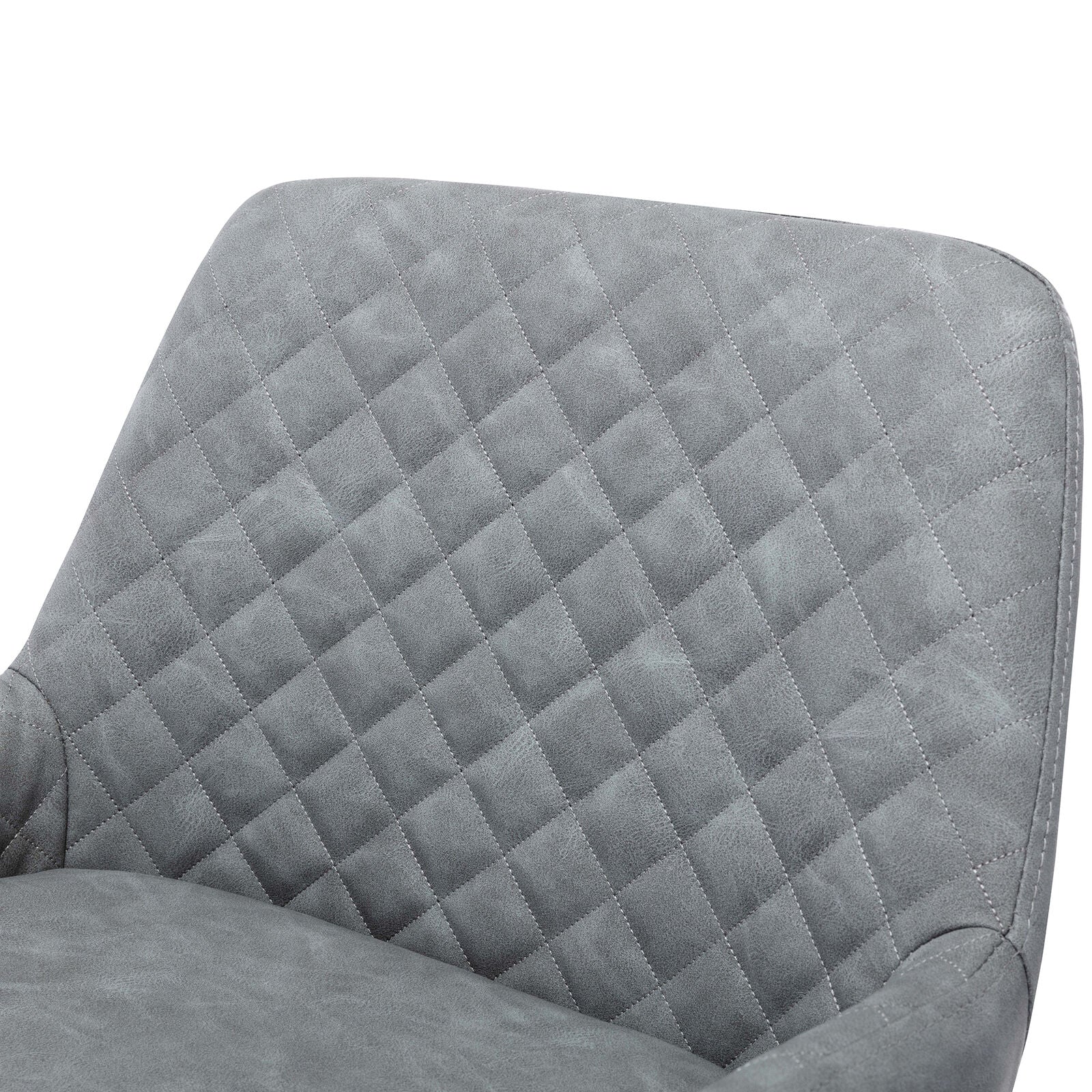 2x PU Leather Bar Stools Breakfast Seat Pub Chair Kitchen Dining Room Furniture