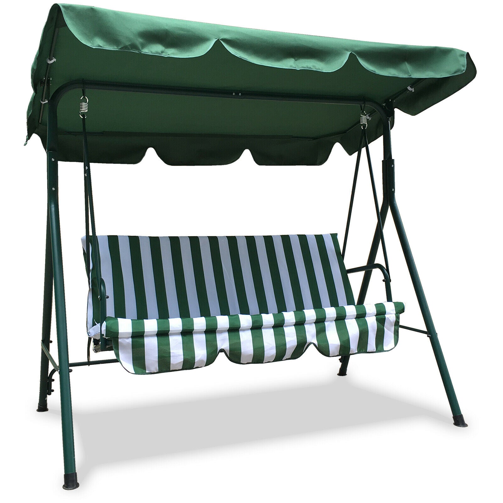 3 Seater Swinging Hammock Bench Seat Outdoor Garden Patio Furniture Steel Frame