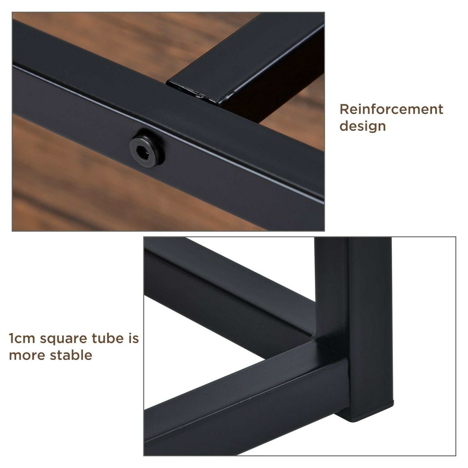 2-Tier Console Table Side End Table Coffee Table Entryway Hallway Furniture