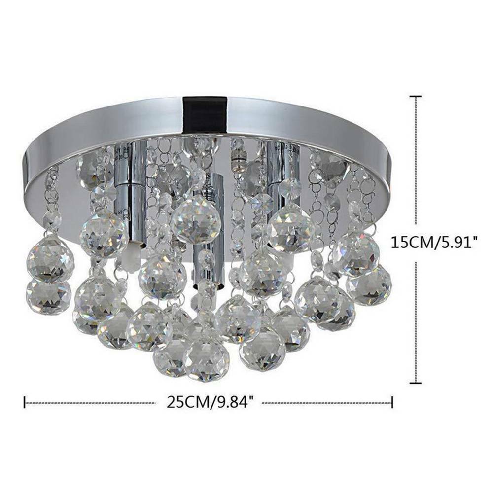 Chandelier Style Modern Ceiling Light Shade Pendant Crystal Bead Lights Lamp