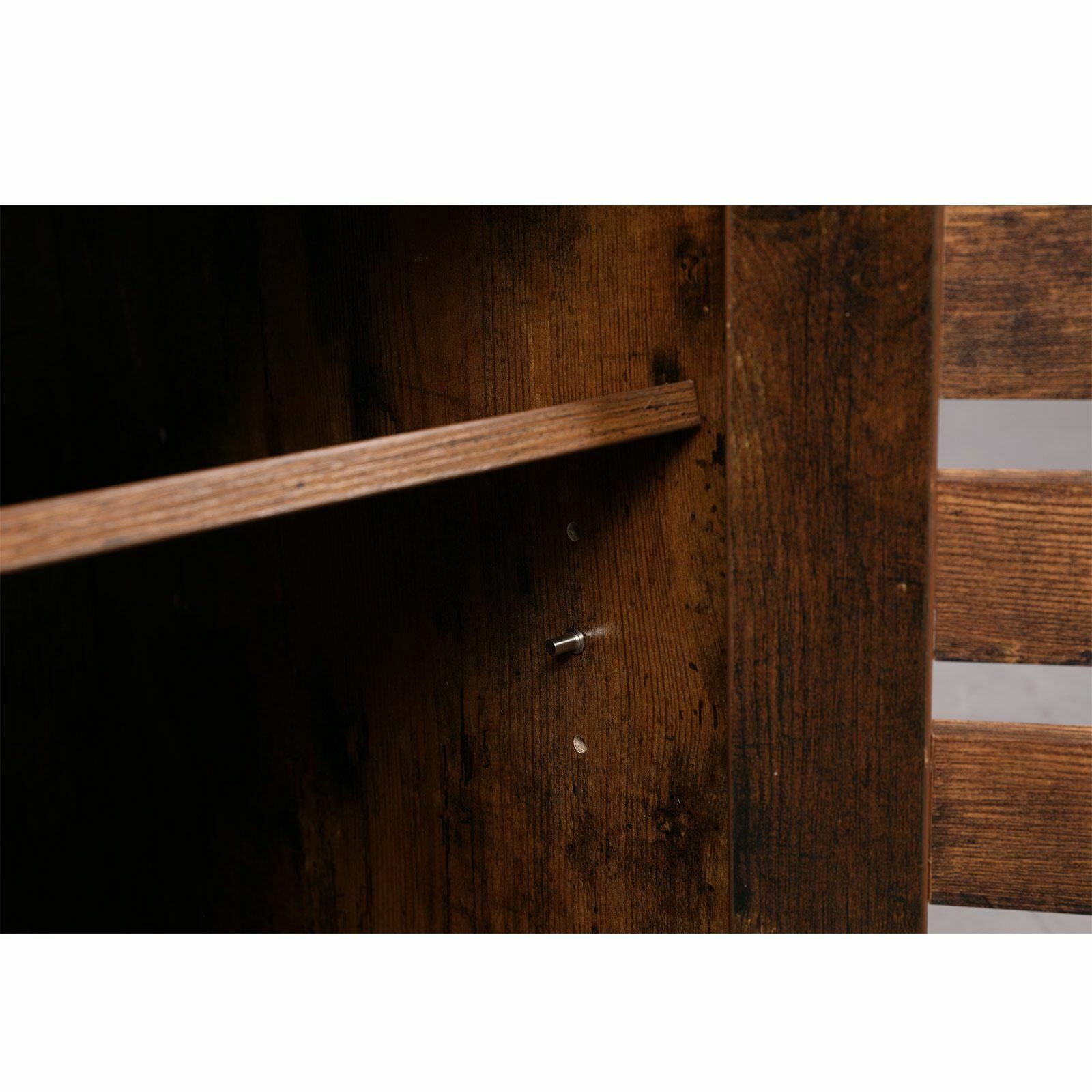 Tall Boy Bedside Cabinet Industrial Cupboard Side Table Bedroom Bathroom Storage