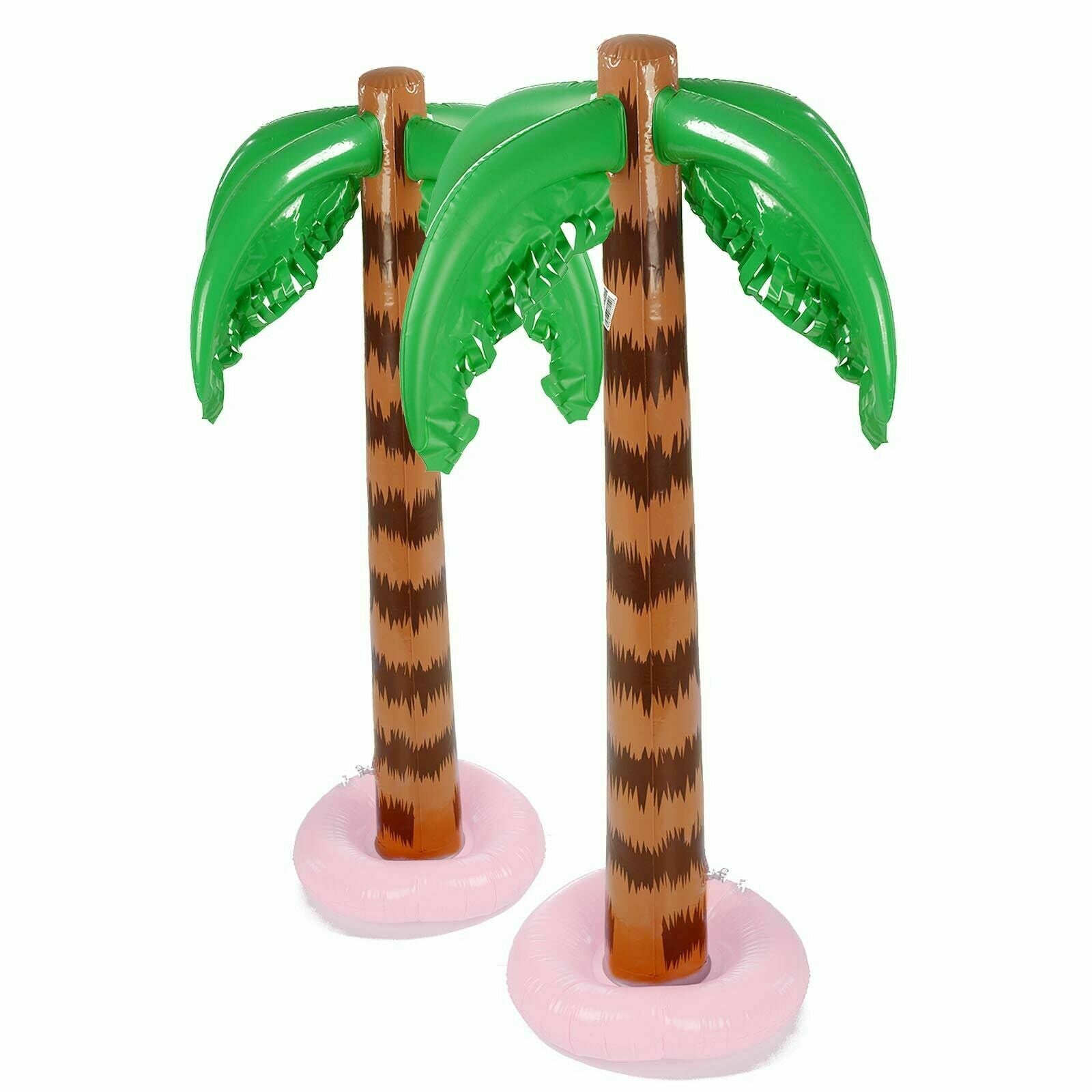 2x Inflatable Blow Up Palm Tree Hawaiian Tropical Pool Beach Party Decoration UK