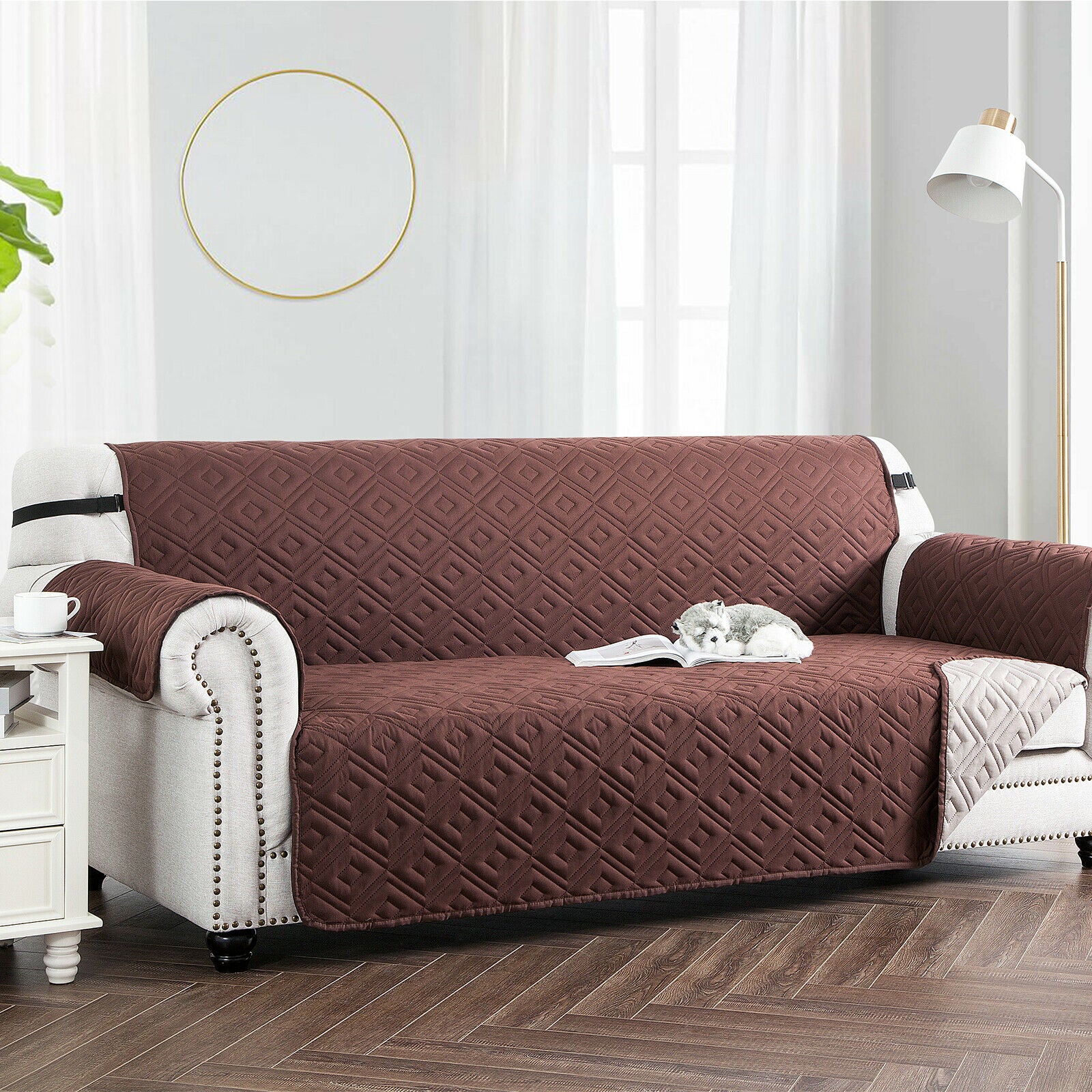 New Waterproof Sofa Slip Cover Quilted Sofa Covers Pet Furniture Protector Throw
