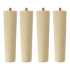 4 x Wooden Table Legs Tapered Pine Beech Ash Table Chair Stool Chest Sofa 4 Size