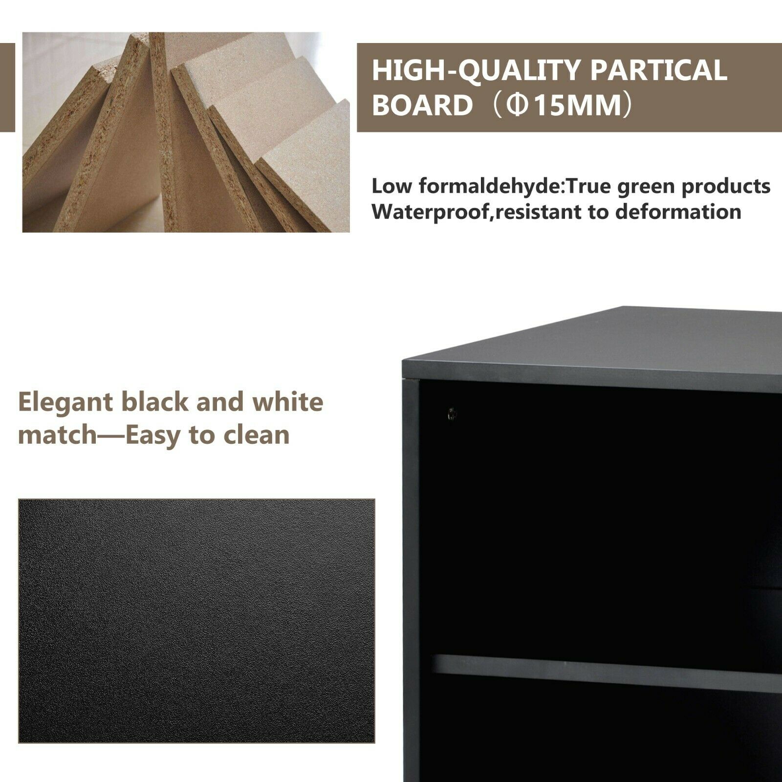 Modern Unit Wooden TV Cabinet Stand Unit Table With Shelves Cupboard Furniture