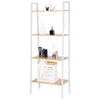 4-Tier Storage Rack Bookcase Display Plants Stand Shelf Metal Frame Ladder Shelf