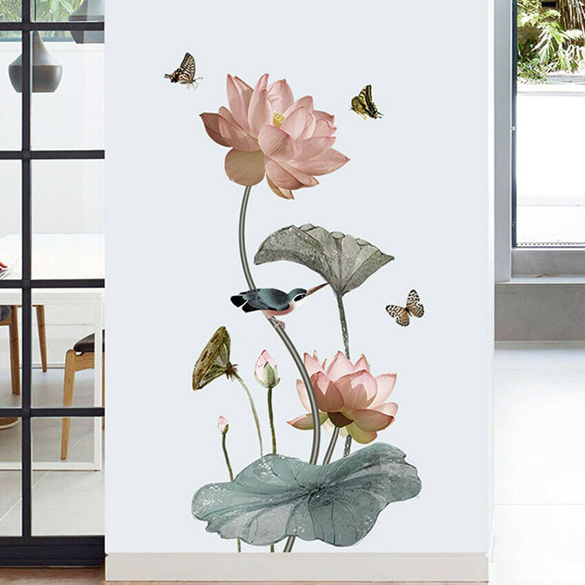 Flower Wall Stickers Art Decals Home All Room Kids Nursery Room Decor DIY