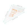 100 Pcs Plastic Disposable Icing Piping Pastry Bags Cake Decorating Tool 3 Size