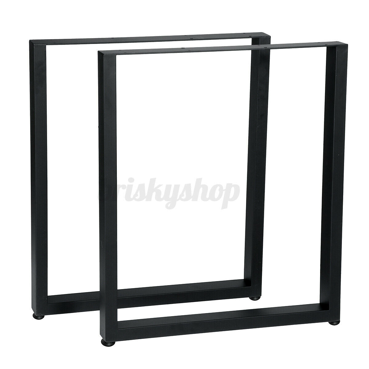 2x Industrial Steel Table Legs Metal Square Shape Dining/Bench/Coffee Table Desk
