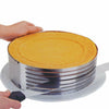 Adjustable 6 Layer Cake Slicer Cutting Guide 16 to 20 cm High Quality 430