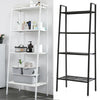 4Tier Retro Corner Ladder Shelf Book Shelves Display Stand Storage Shelving Unit