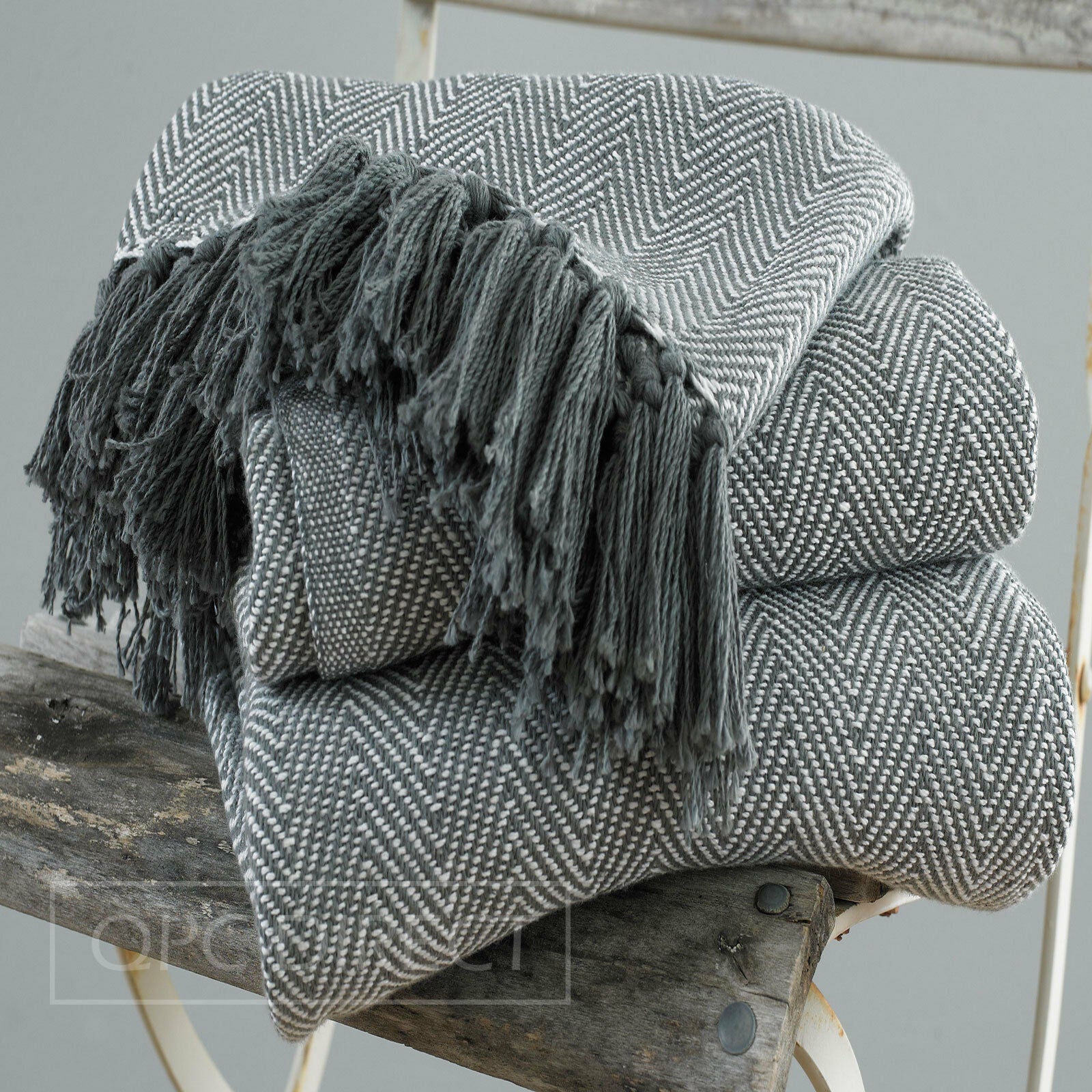 Large & XL Cotton Traditional Como Safi Blanket Home Chair / Sofa / Bed Throws