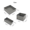 Set of 8 Drawer Organisers Fabric Box Wardrobe Drawer Inserts Clothes Storage UK