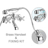 UK Traditional Bath Filler Shower Mixer Tap with Handset Bathroom Taps Chrome