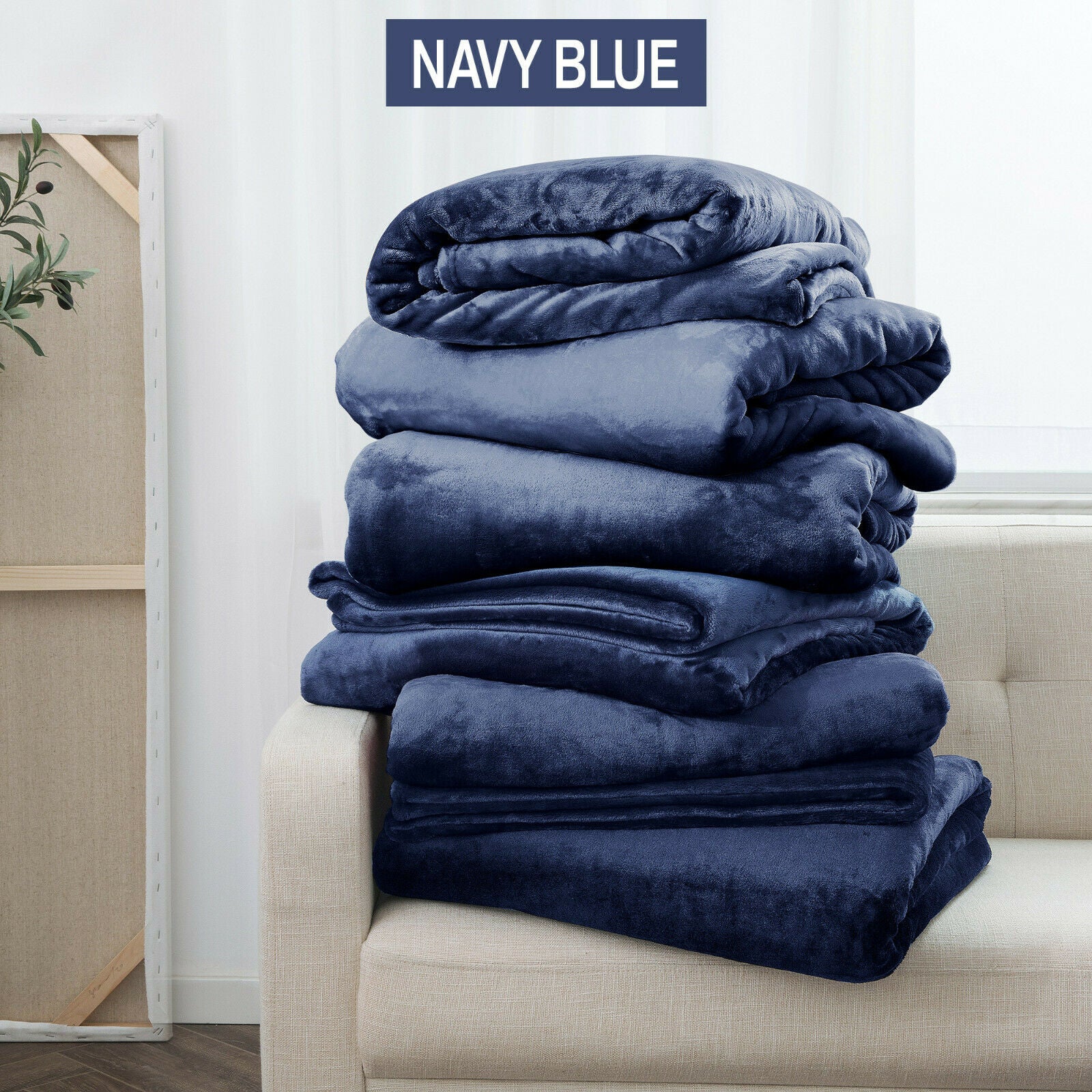 Fleece Throw Blanket Large Sofa Bed Thick Warm Faux Fur Mink Double & King Size