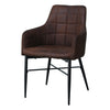 2× Luxury Velvet / PU Leather Chairs Padded Seat Office Restaurant Dining Room