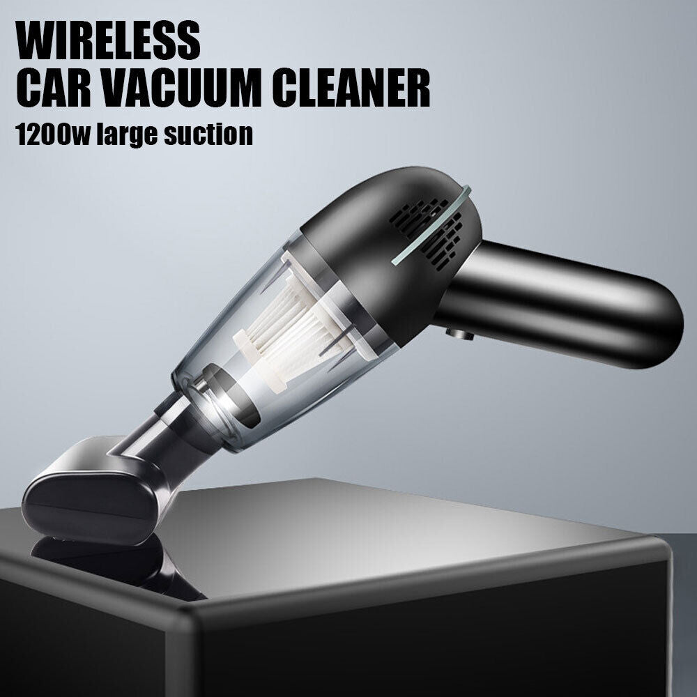 Car Vacuum Cleaner Powerful Wet/Dry Cordless Strong Suction Handheld Cleaning P3