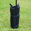 4 X Garden Gazebo Pole Foot Leg Sandbag Weight Market Marque Stall Sand Bag