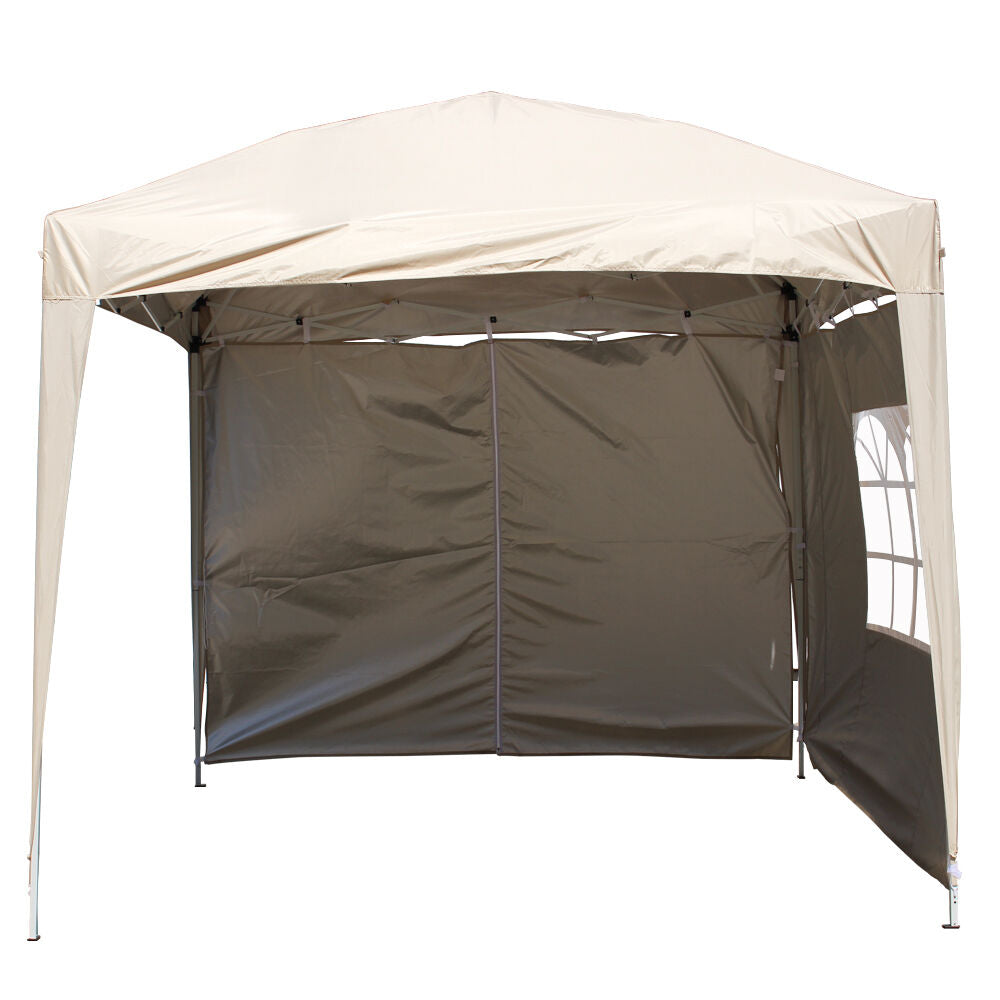 2x2m Pop Up Gazebo Marquee Outdoor Garden Party Tent Canopy 4 Side Panels New