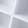 4 Cube Wood Bookcase Corner Cabinet Storage Rack Bookshelf Display Cupboard Unit