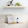 Pack 24 SHELF BRACKETS WHITE CHOICE OF SIZES LONDON PATTERN METAL, FOR SHELVING