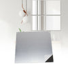 Set Of Self Adhesive Wall Mounted Bathroom Kitchen Bedroom Mirror Tiles 20cm UK