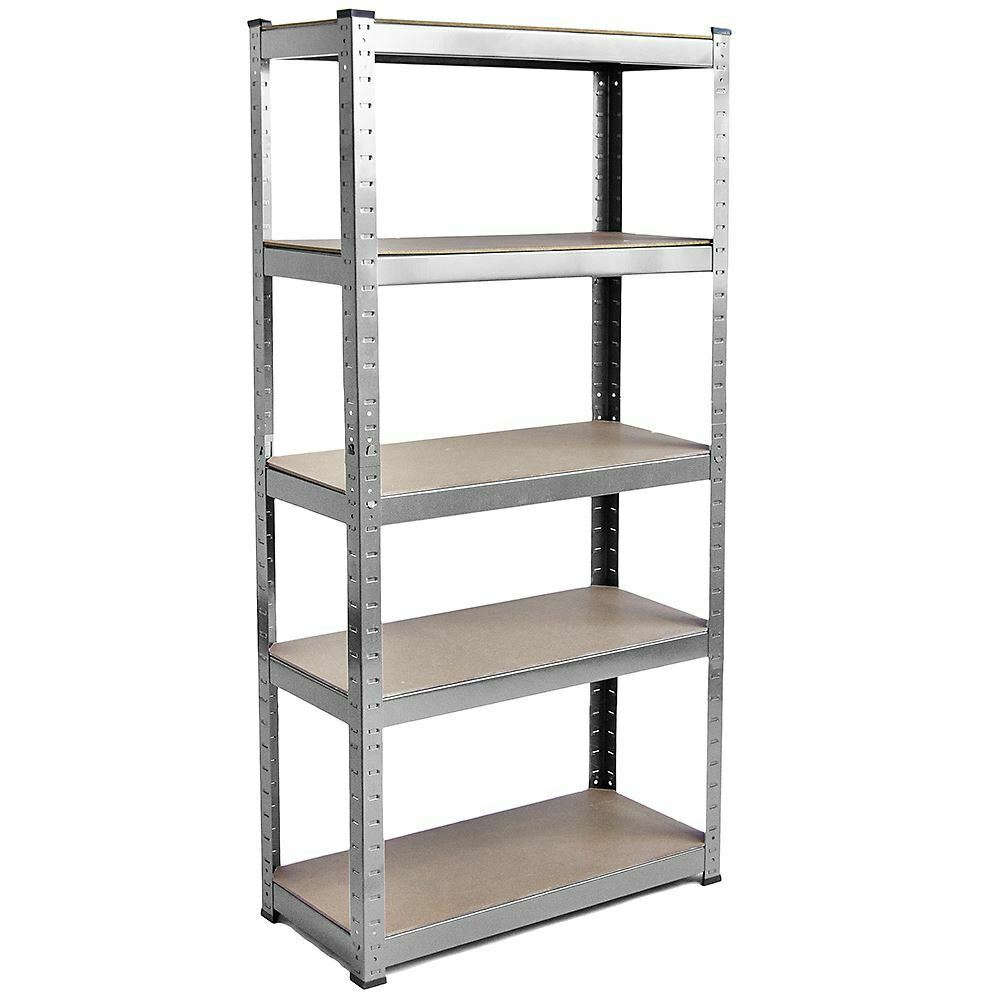 5 Tier Shelf shelving unit heavy duty racking boltless industrial shelves garage