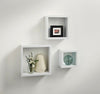 Cali Wall Floating Cube Box Shelf/Shelves Set of 3 Walls Storage Shelving Unit