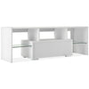 Modern TV Unit Cabinet Stand Sideboard LED light Console Table for Living Room