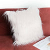 45x45cm Home Decoration Soft Fur Fluffy Sofa Pillow Case Plush Cushion Cover